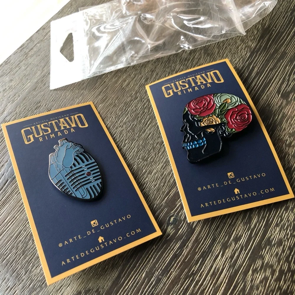 Limited Edition Enamel Artist Pins bundle of 2 - Picture 8 of 17
